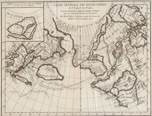 Carte générale es decouvertes de l'Amiral De Fonte et autres …