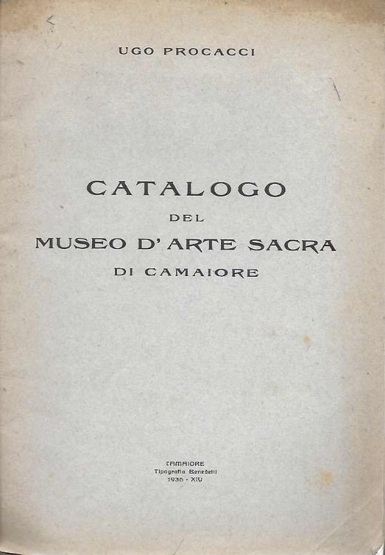 Catalogo del Museo d'Arte Sacra di Camaiore.