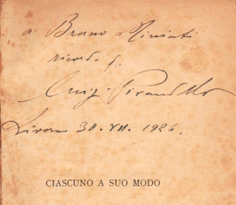 Ciascuno a suo modo. Commedia in due o tre atti …