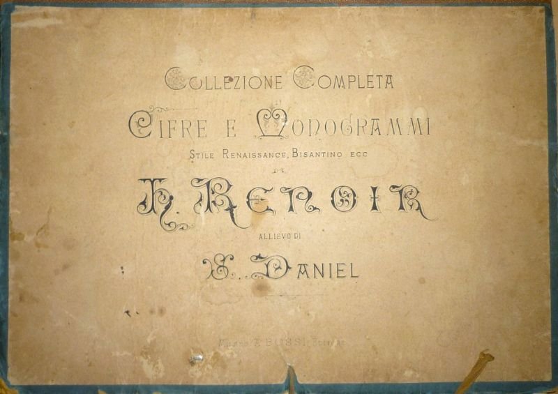 Collezione completa di Cifre e Monogrammi, stile Renaissance, Bisantino ecc. …
