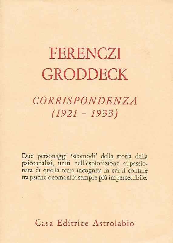 Corrispondenza (1921 - 1933).