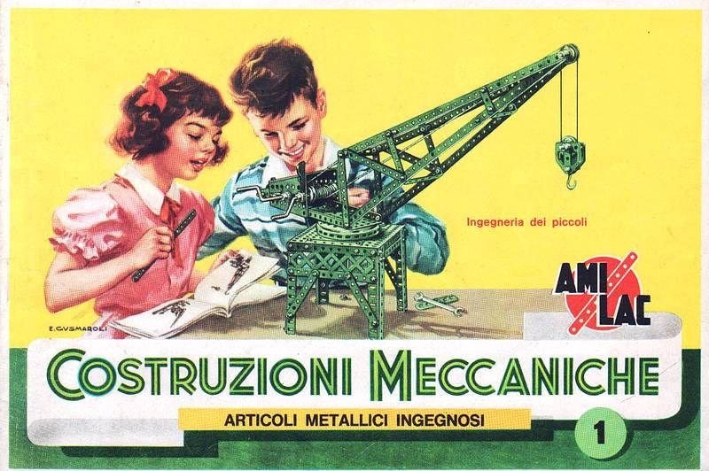 Costruzioni Meccaniche - Articoli metallici ingegnosi (catalogo della scatola n°1).