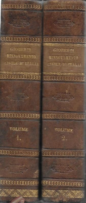 Del Rinnovamento civile d'Italia.