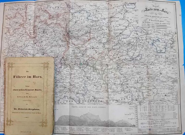 Der Fuhrer im Harz. Nebst einer neun General-Karte zum Gebrauch …