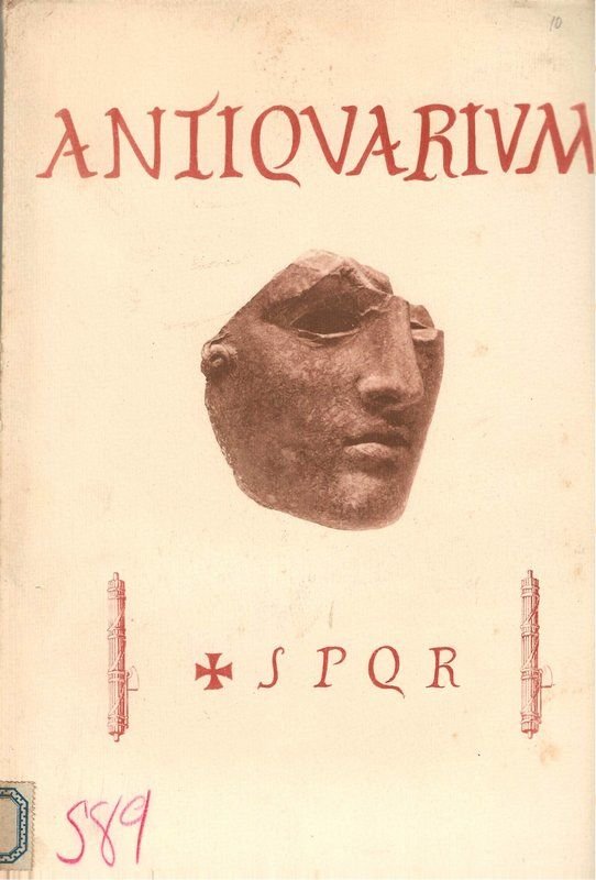 Descrizione delle collezioni dell'Antiquarium Comunale, ampliato e riordinato.