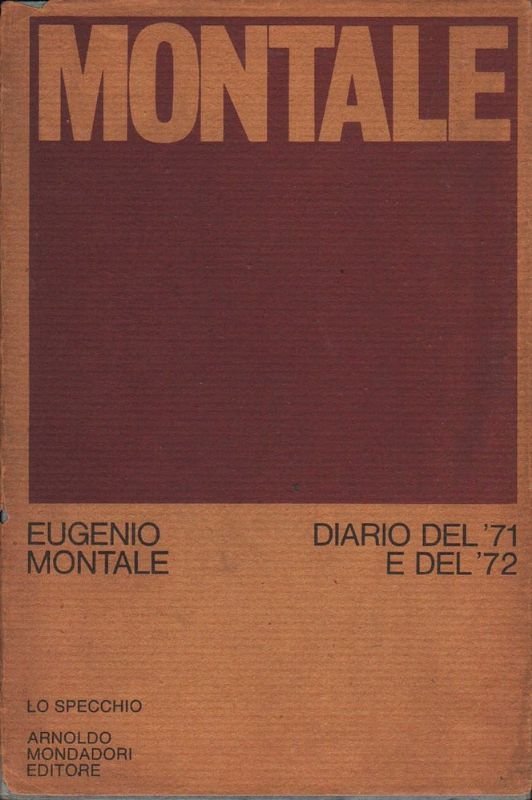 Diario del '71 e del '72.