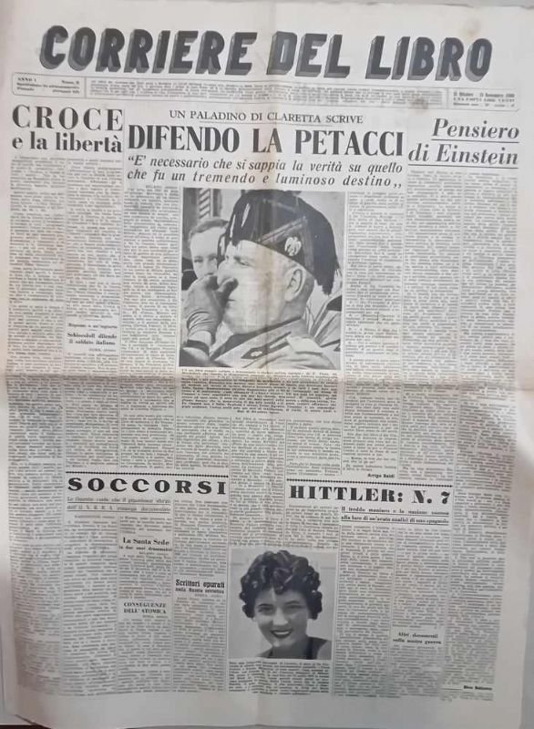 DIFENDO LA PETACCI (Un paladino di Claretta Scrive) - Responsabile …