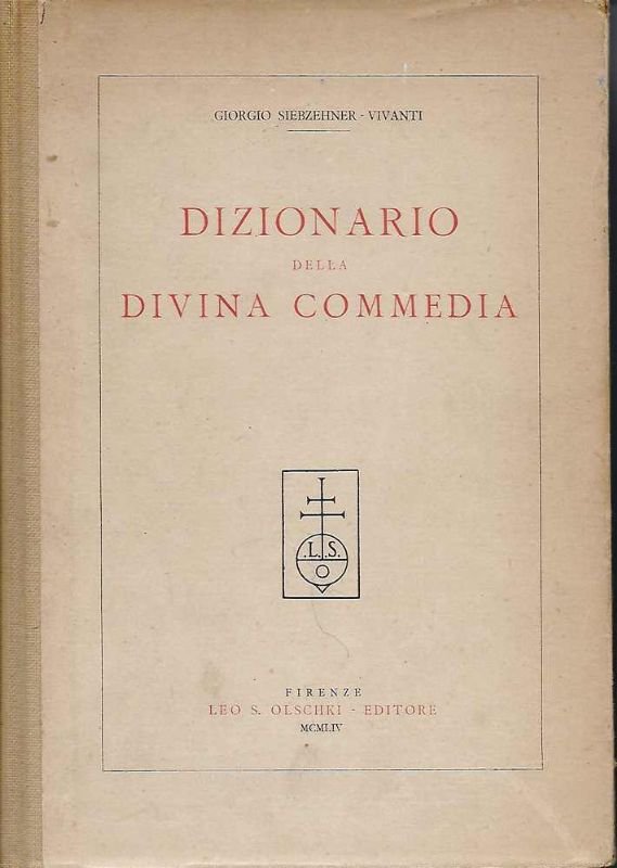 Dizionario della Divina Commedia.