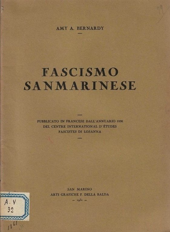 Fascismo Sanmarinese.