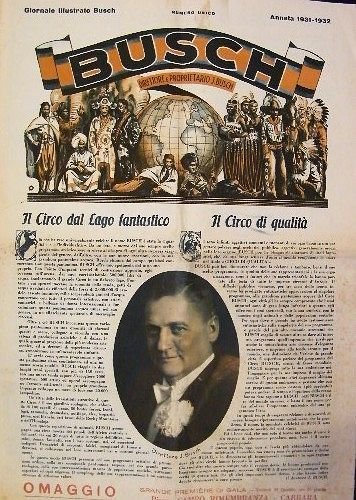 GIORNALE ILLUSTRATO BUSCH. NUMERO UNICO. ANNATA 1931-1932.