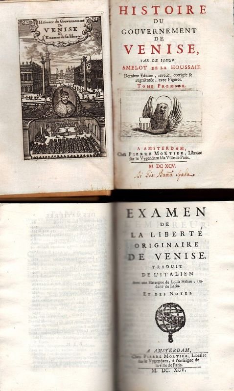 Histoire du gouvernement de Venise (.) Dernière Edition, revue, corrigée …