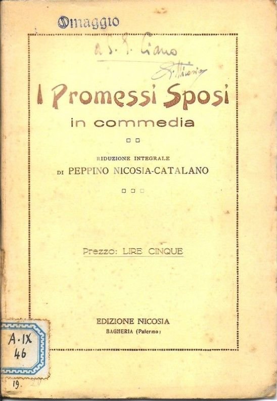 I promessi sposi in commedia.