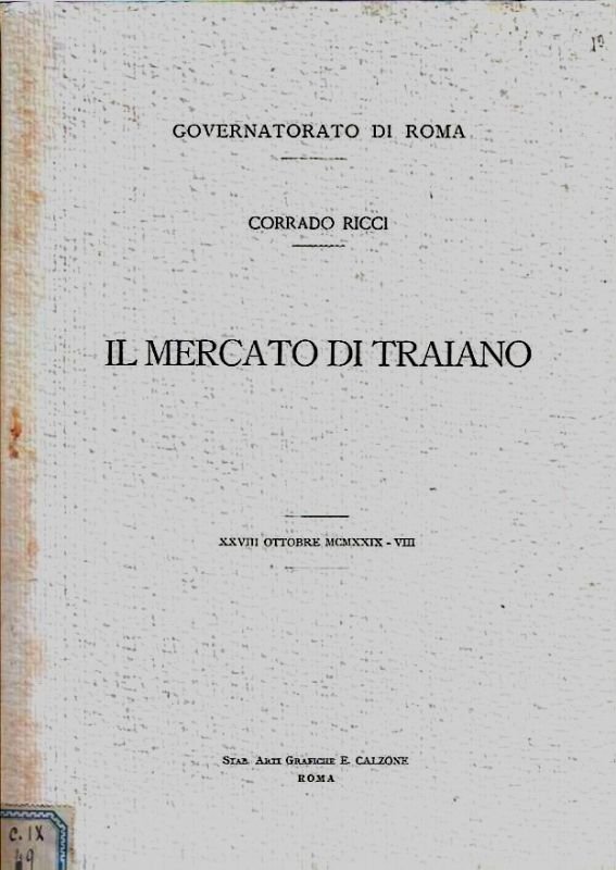 Il Mercato di Traiano.