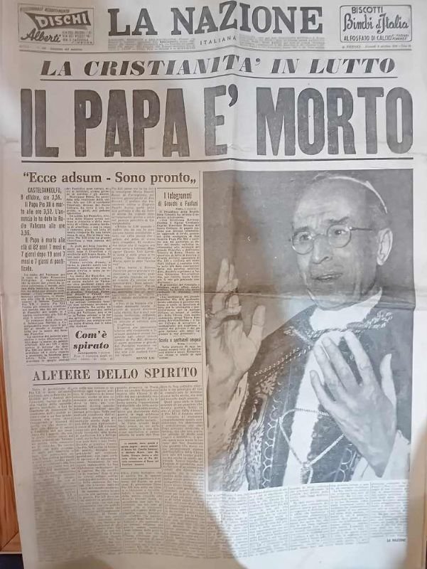 Il Papap e' morto.