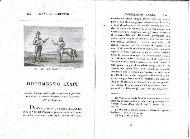Il Principe perfetto e ministri adatti. Documenti politici e morali …