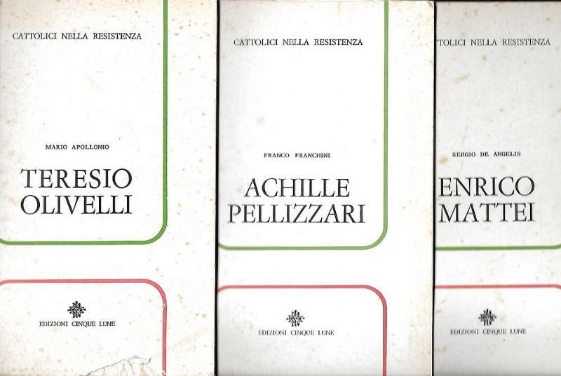 Insieme di tre opuscoli biograficiscritti da diversi autori.