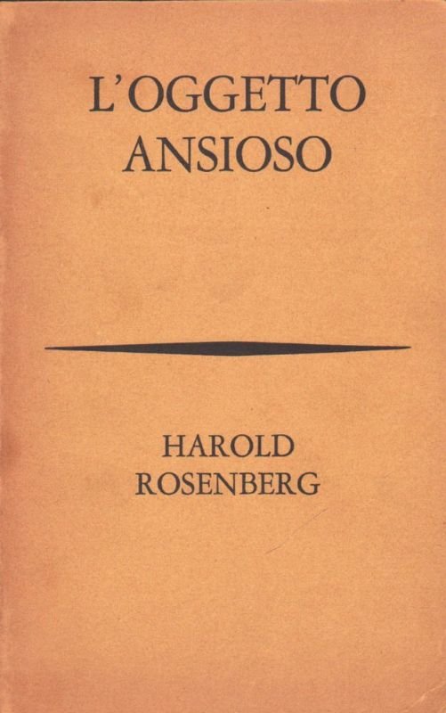 L'oggetto ansioso.