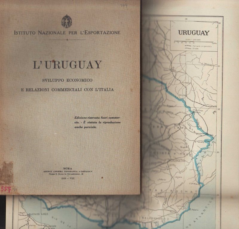 L'Uruguay, sviluppo economico e relazioni commerciali con l'Itala.