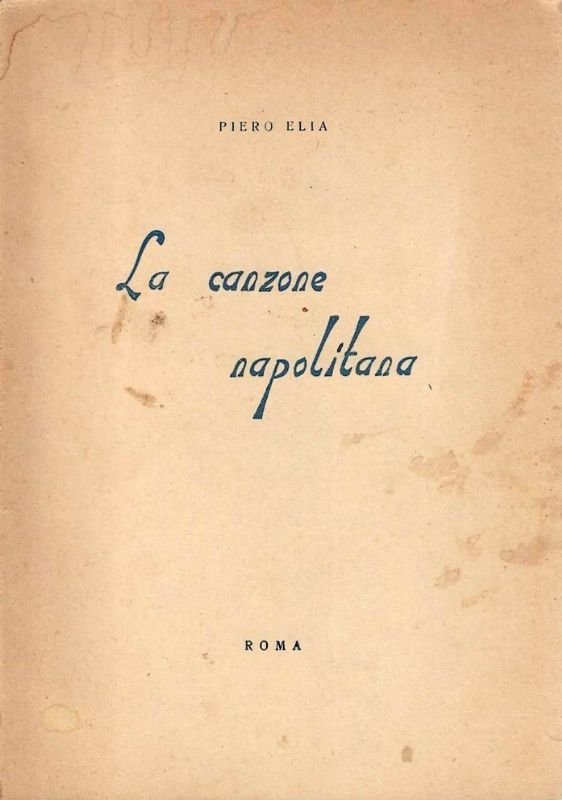 La canzone napoletana.