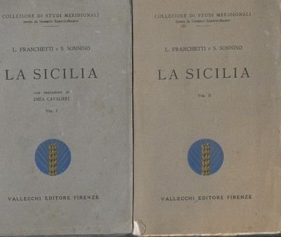 La Sicilia. Con prefazione di Enea Cavalieri. (Volume I- II- …