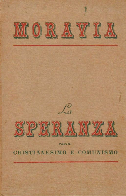 La speranza ossia Cristianesimo e Comunismo. | Immagine principale