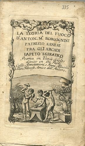 La Teoria del Fuoco (.) Poema in verso sciolto diviso …