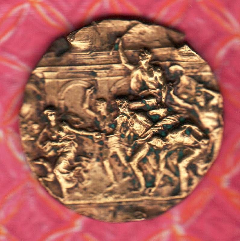 Lato (A)-Scena di corteo trionfante. Lato B. Stemma Sabaudo con … | Immagine principale