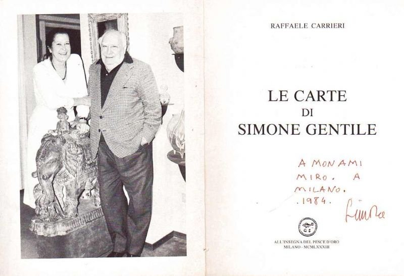 Le carte di Simone Gentile.