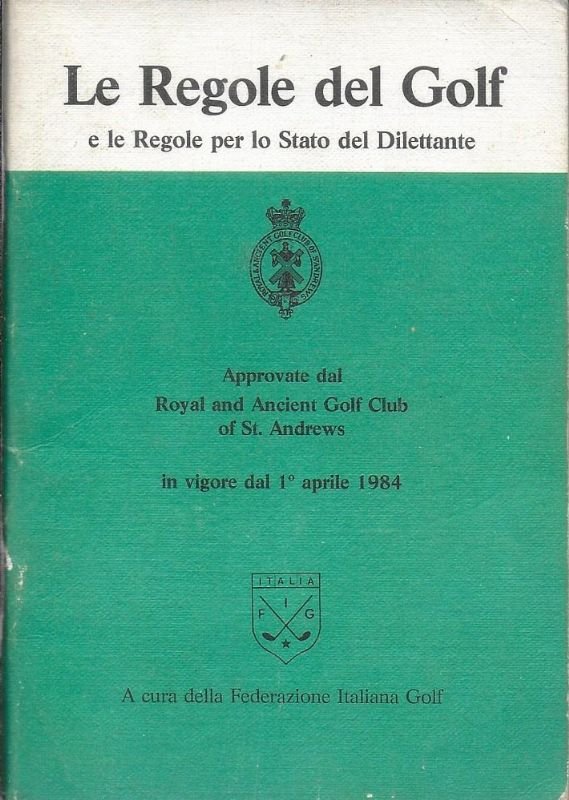 Le regole del Golf e le regole per lo Stato …