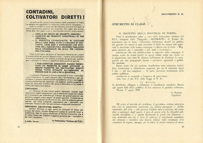 Libro bianco sulle illegalità del governo Fanfani.