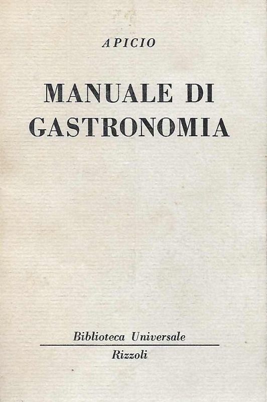 Manuale di gastronomia.
