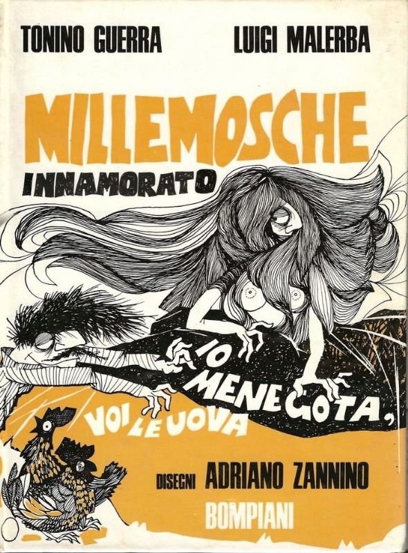 Millemosche innamorato. Disegni di Adriano Zanino.