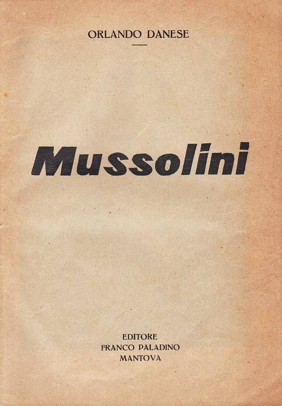 Mussolini.