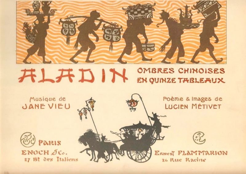 Ombres Chinoises en quinze tableaux. - Musique de Jane Vieu …