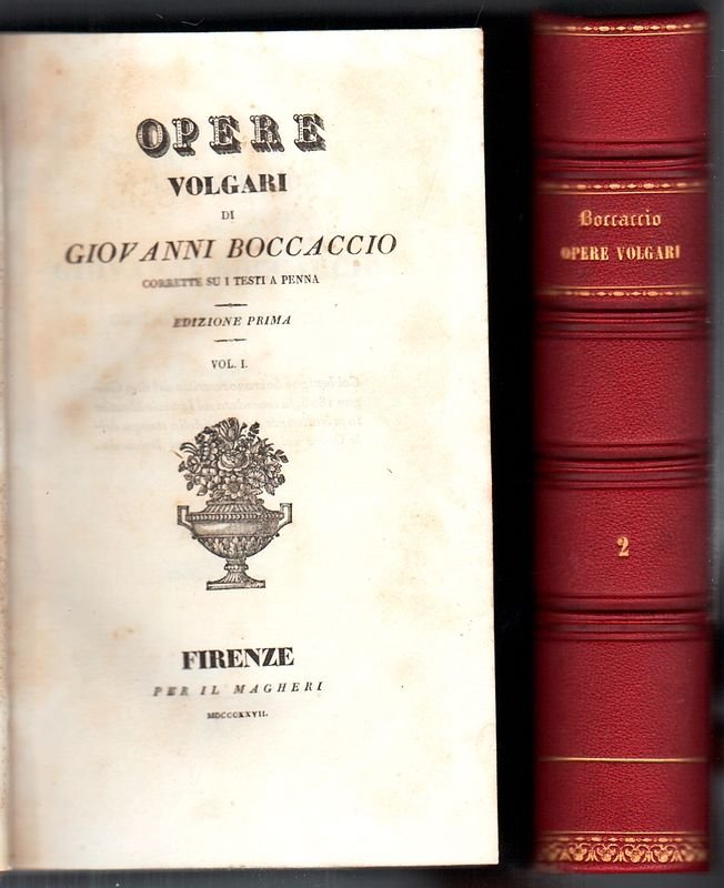 Opere volgari di Giovanni Boccaccio corrette su i testi a …