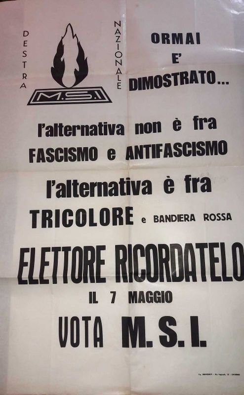 Ormai è dimostrato. l'alternativa non è fra fascismo e antifascismo, …