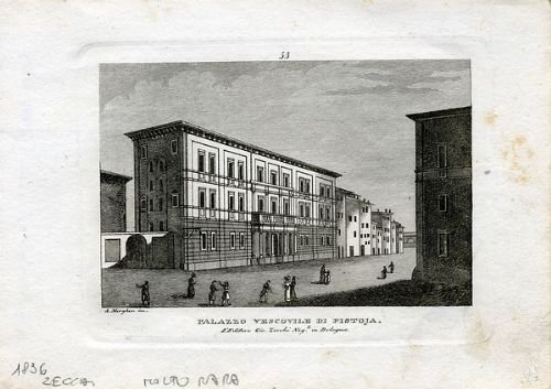 Palazzo Vescovile di Pistoja.