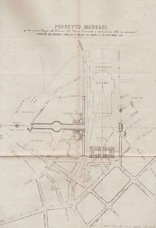 Per la nuova Piazza del Duomo, Via Vittorio Emanuele e …