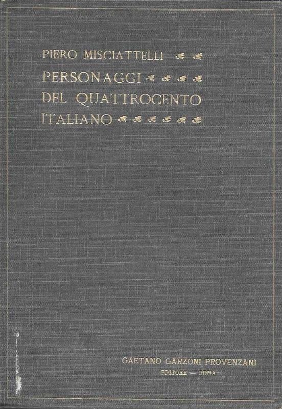 Personaggi del quattrocento italiano.