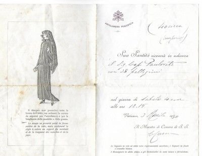 Pieghevole, in facciata in parte a stampa e completato calligraficamente … | Immagine principale