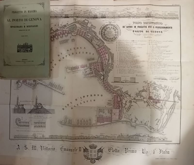 Progetto di massima relativo al Porto di Genova. | Immagine principale