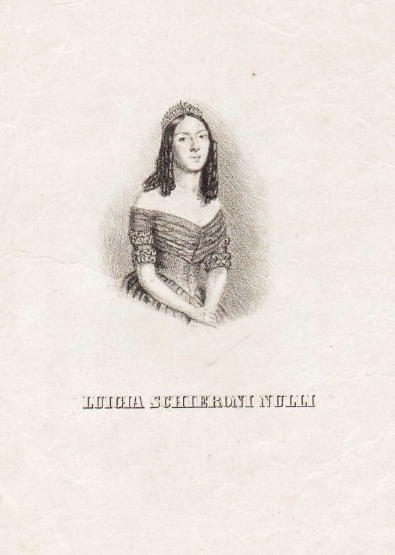 Ritratto in litografia.