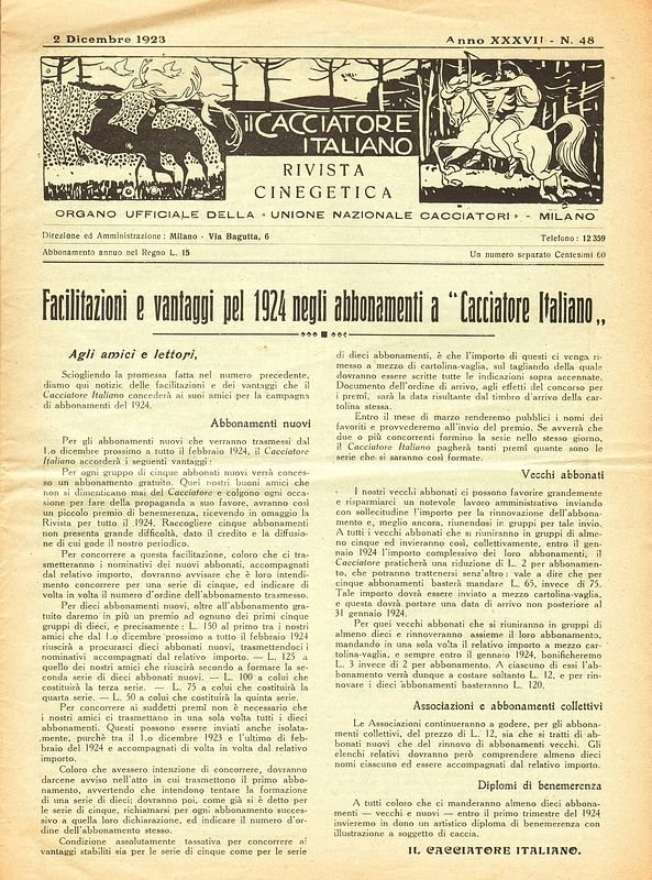 Rivista settimanale.