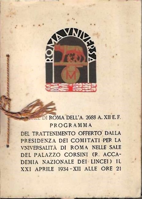 Rorgramma del trattenimento offerto dalla Presidenza dei comitati per la …