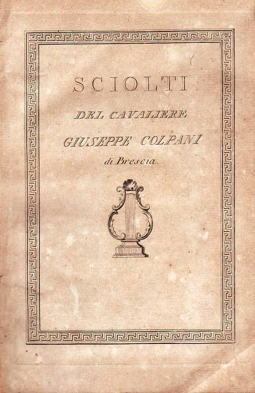 Sciolti.