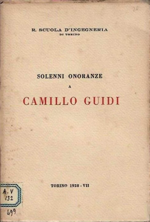 Soleni onoranze a Camillo Guidi.