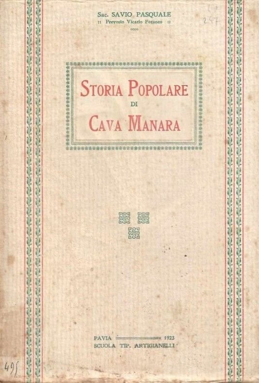 Storia Popolare di Cava Manara.