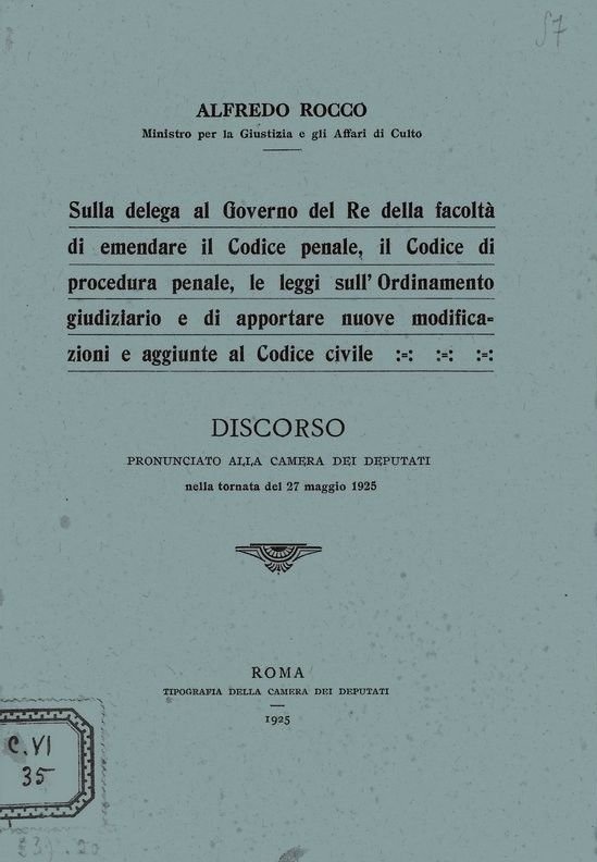 Sulla delega al Governo del Re della facoltà di emettere …