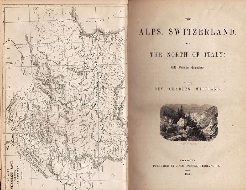 The Alps, Switzerland, and the North of Italy .
