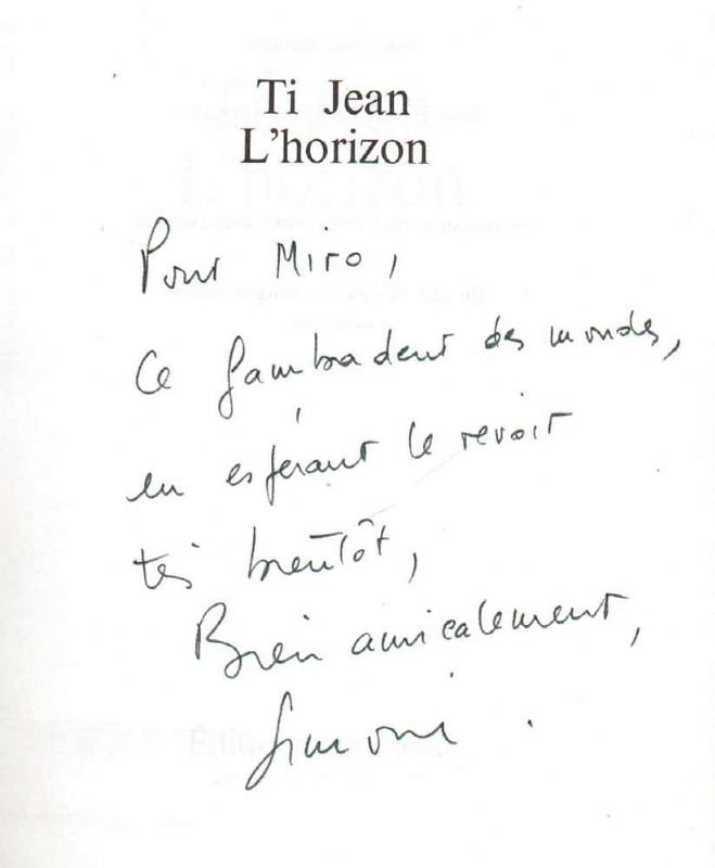 Ti Jean L'horizon.